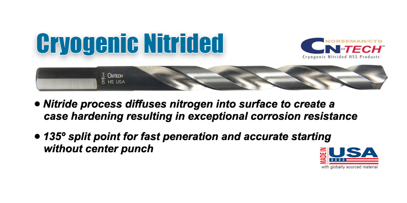 CN-TECH&trade; Cryogenic Nitride 135&deg; Split Point Type 190-CN